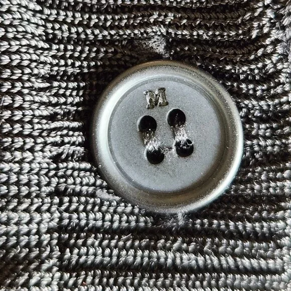 Vintage Missoni knit wool/cotton/viscose  black cropped sweater/cardigan Sz XS-S - Picture 7 of 9